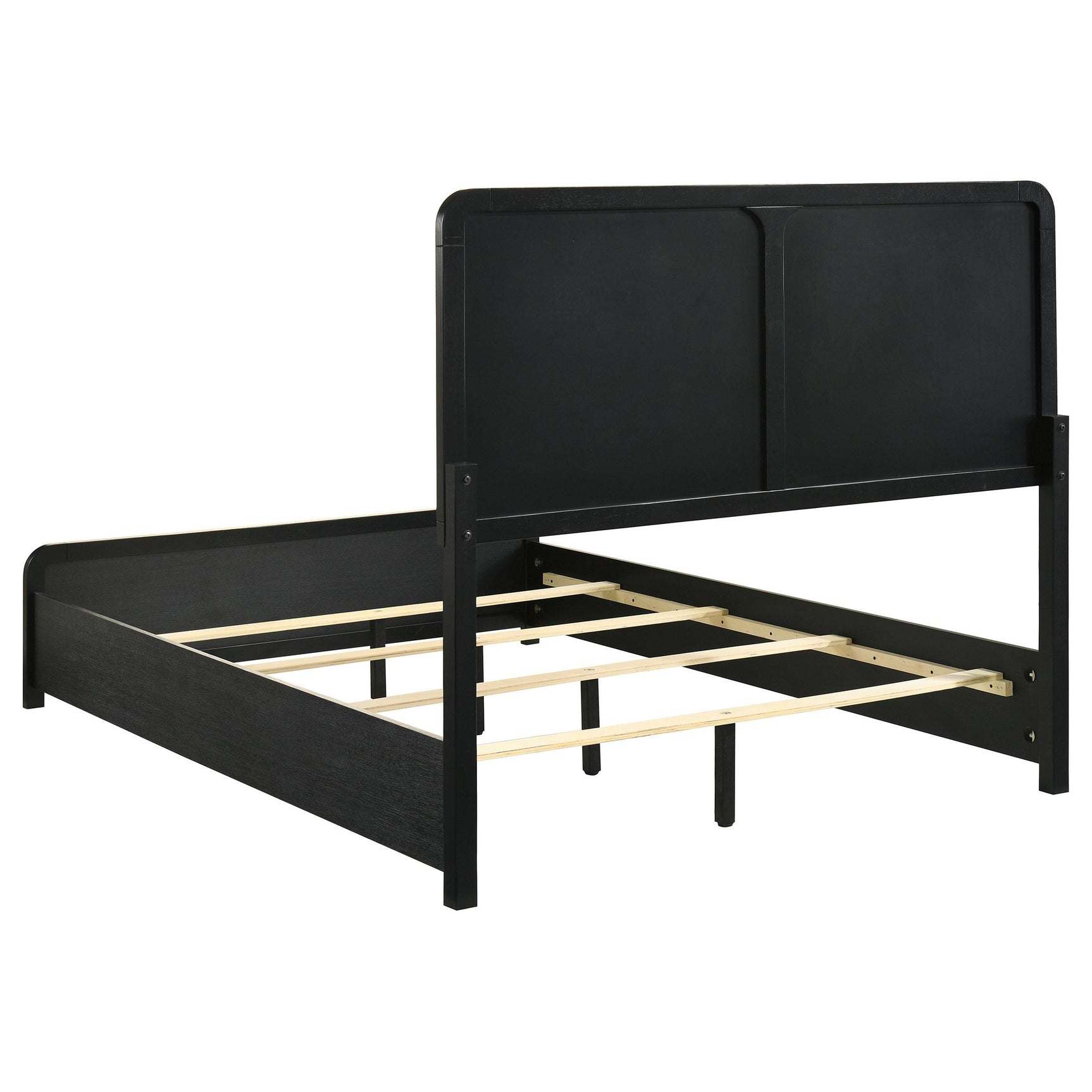 Leveler-equipped support legs under the bed frame