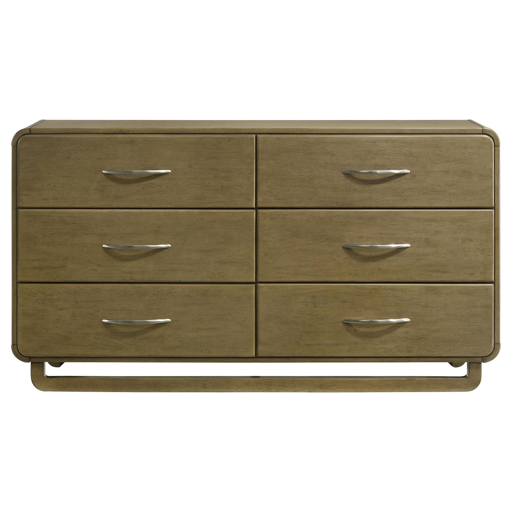 Drawer detail with metal extension glides