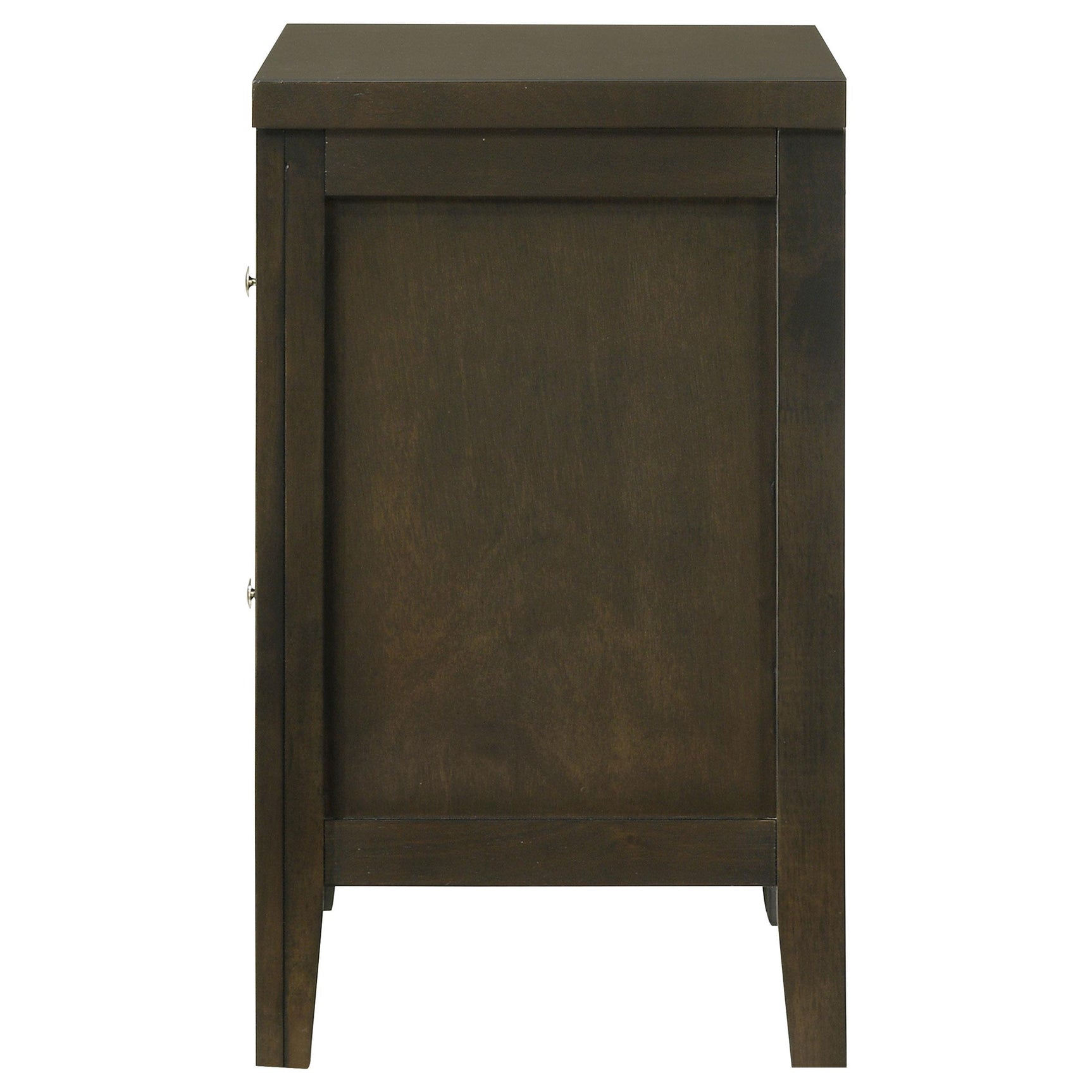 Wilkes nightstand metal extension drawer glide