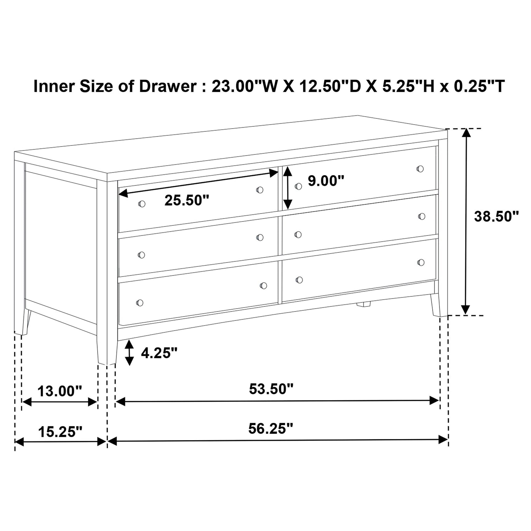 Wilkes dresser design profile