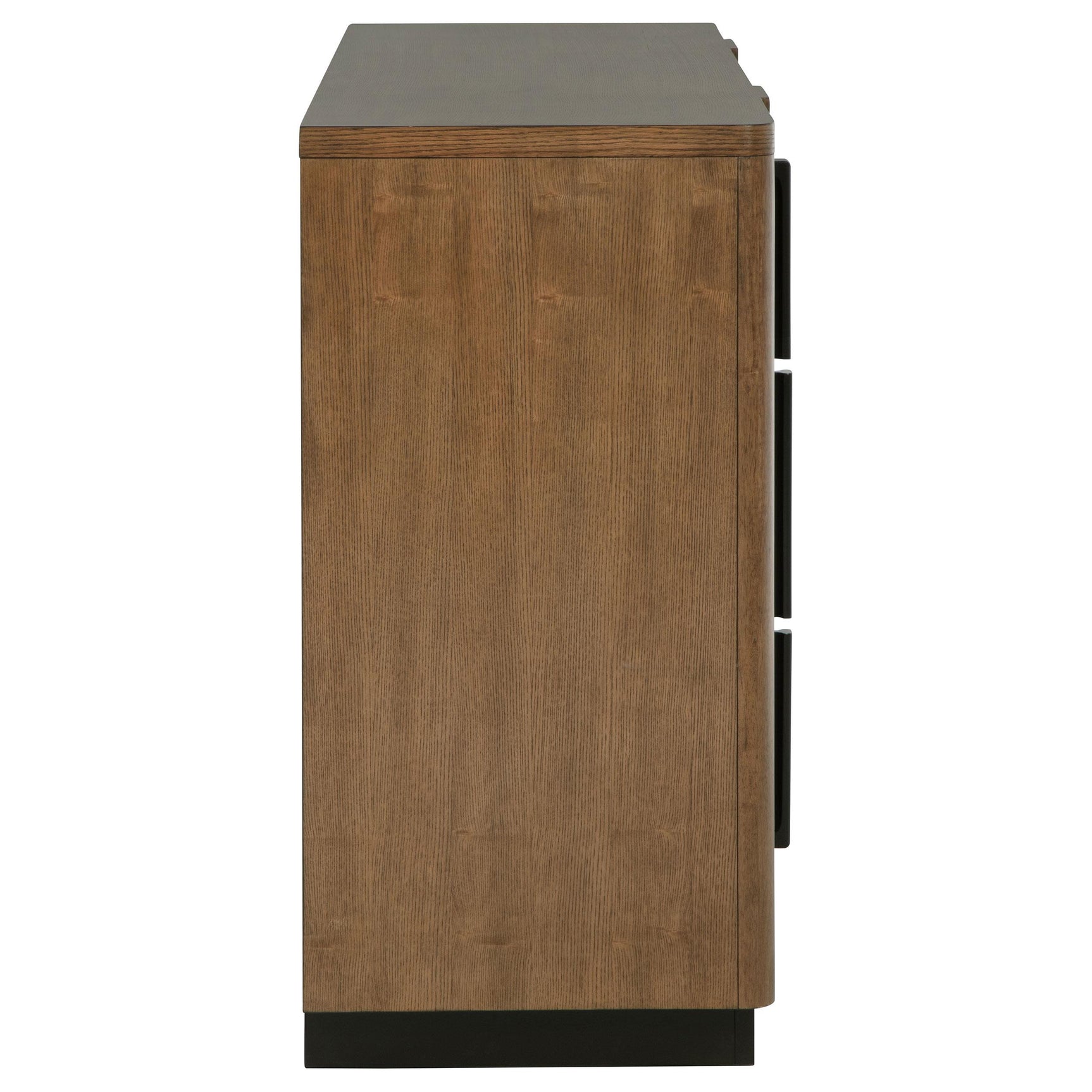 Drawer interior view of Terrace dresser cabinet