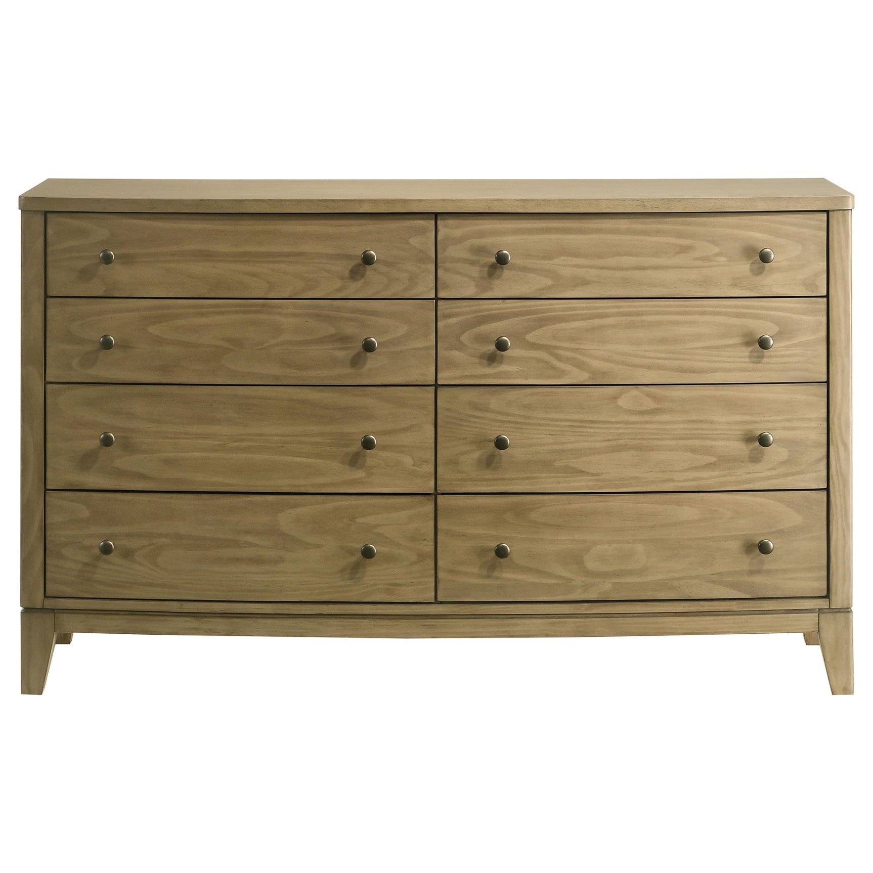 Granada dresser side view natural pine wood