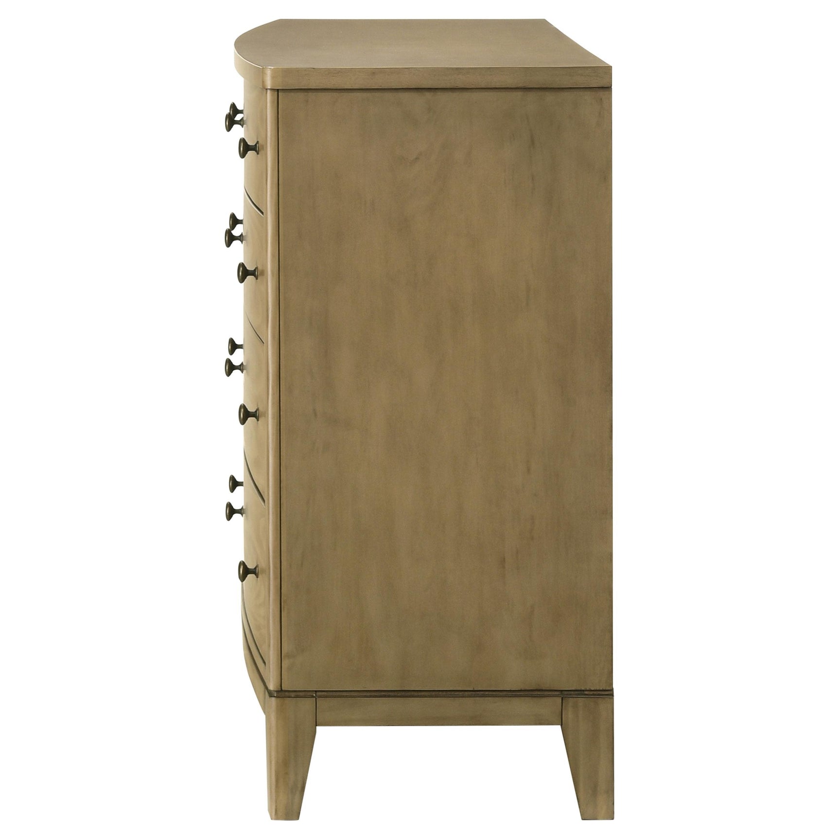 Granada dresser corner view with natural pine finish