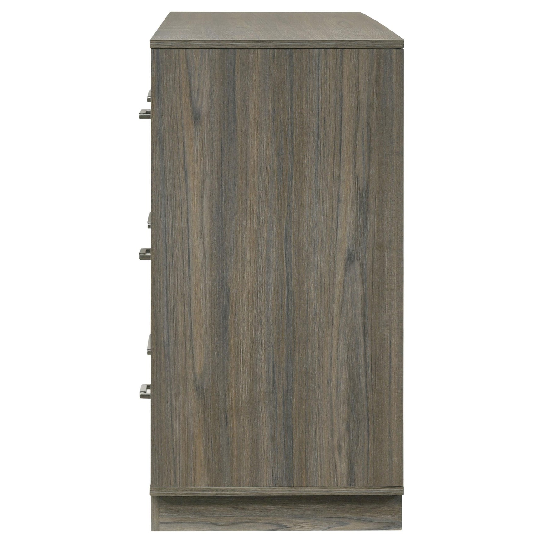 Fenwick 9-drawer grey oak dresser front view