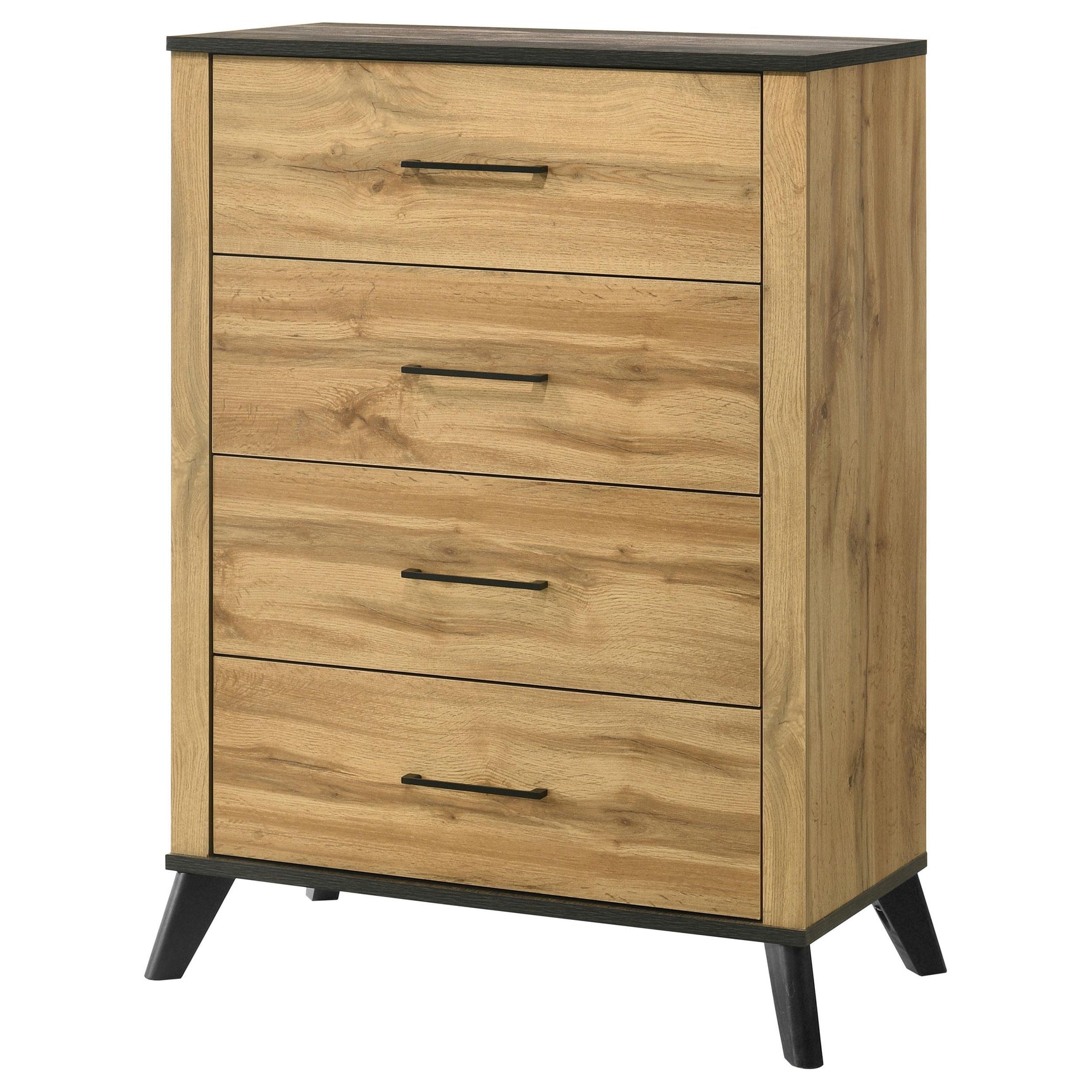 Top view showing wood grain finish of Kaywood chest