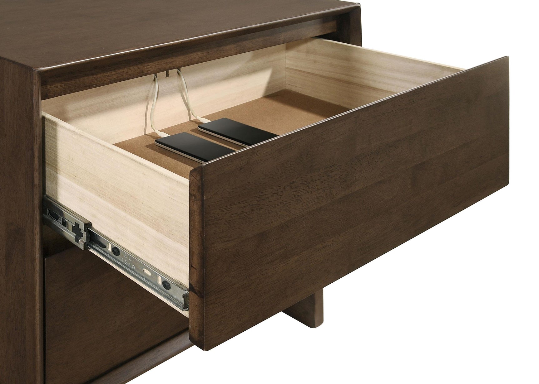 Drawer side panel thickness detail