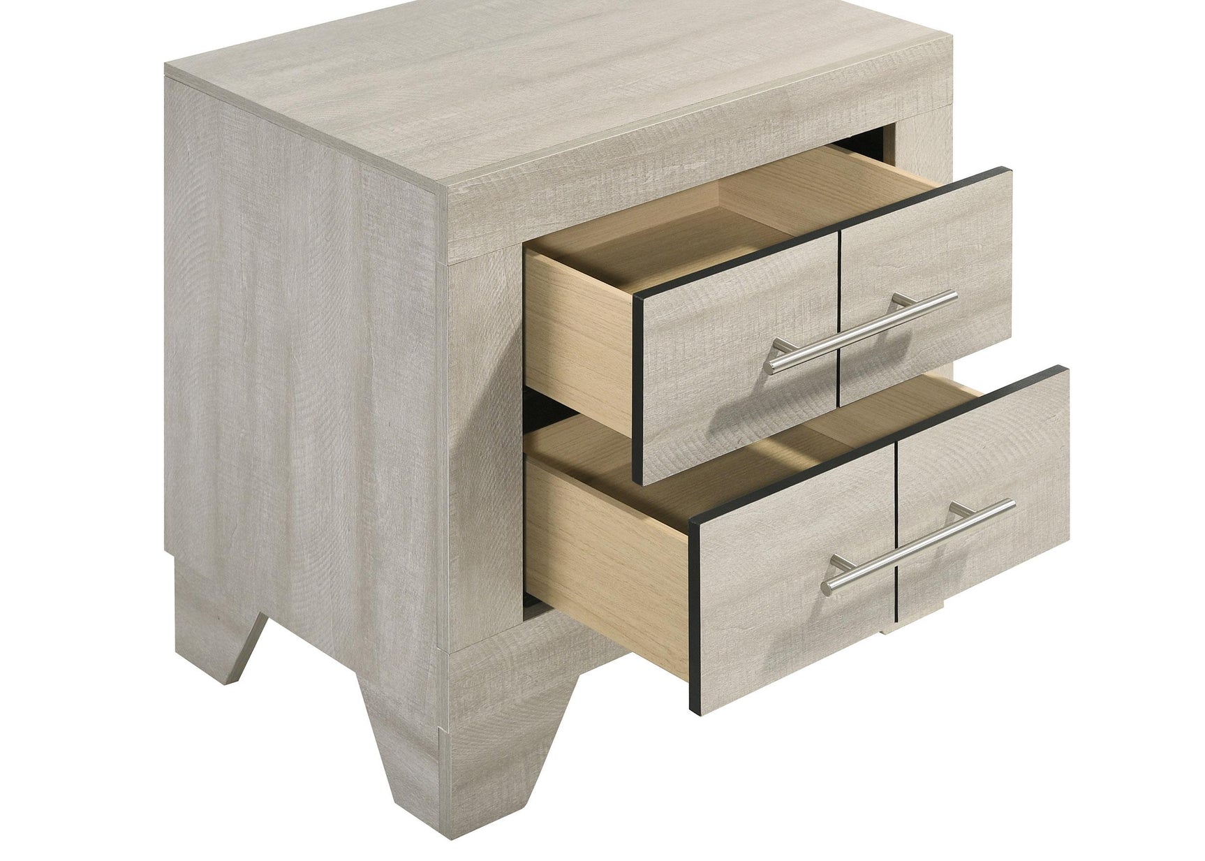 Trenton nightstand legs and base detail