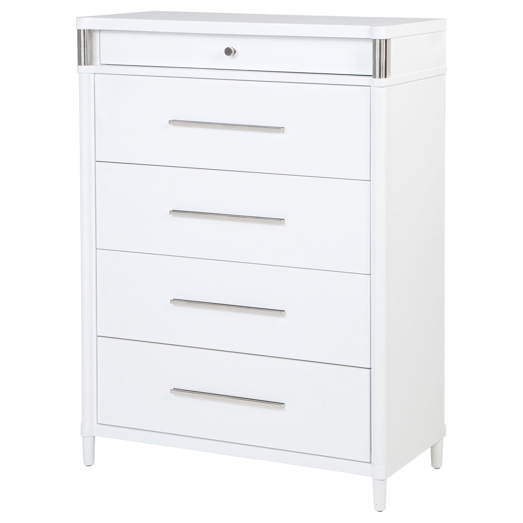 Side angle of Gracemont 5-drawer bedroom chest