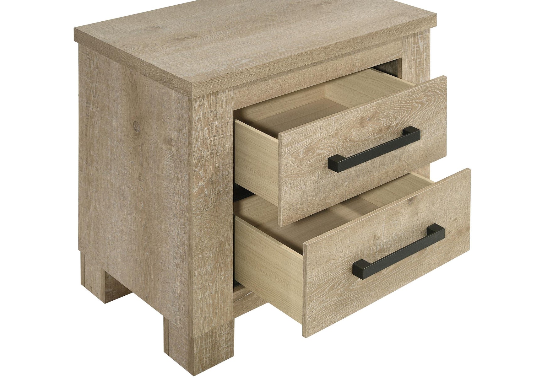 Nightstand weight label and assembly parts