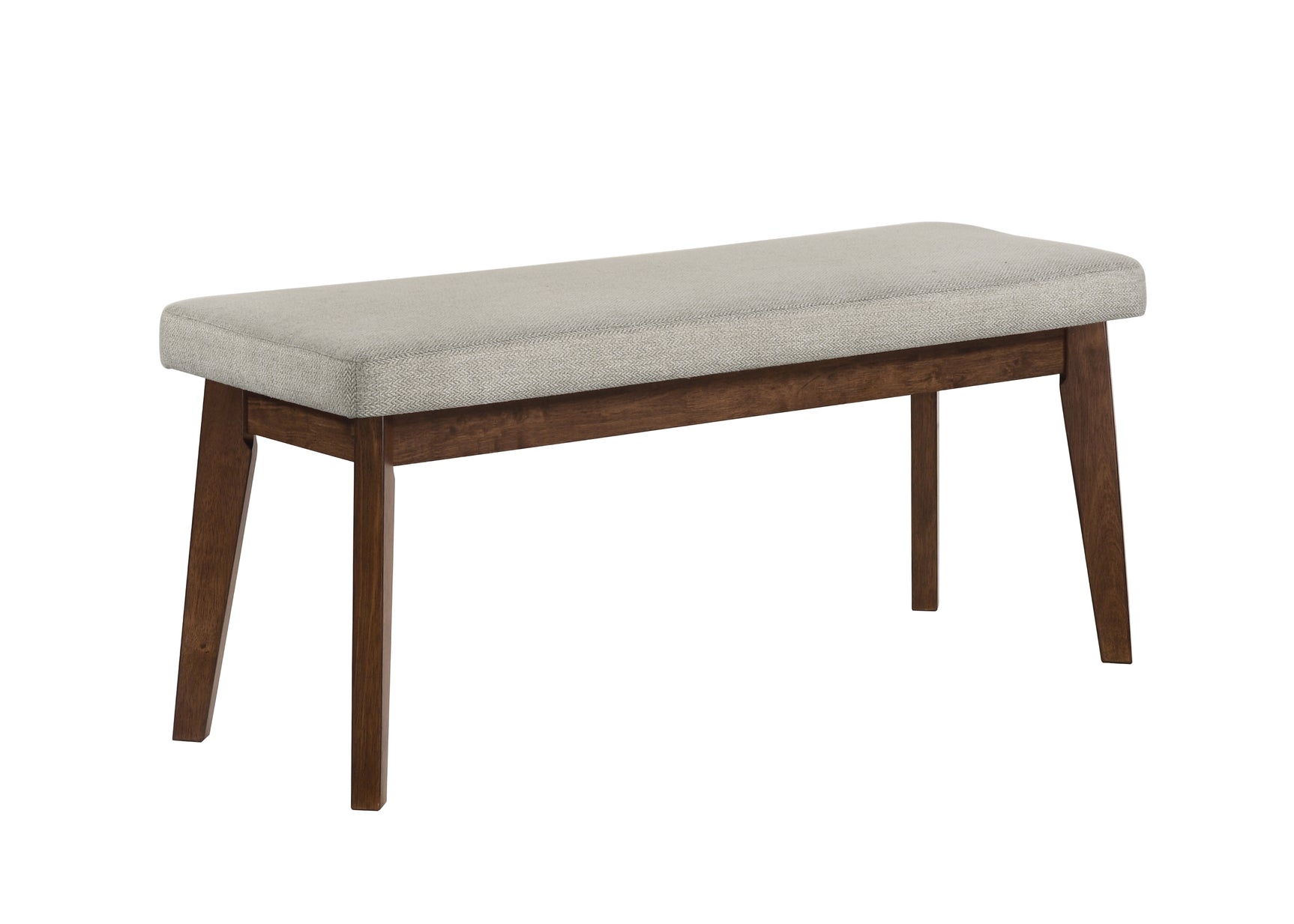 Salerno Brown Rectangular Dining Room Set bench main view