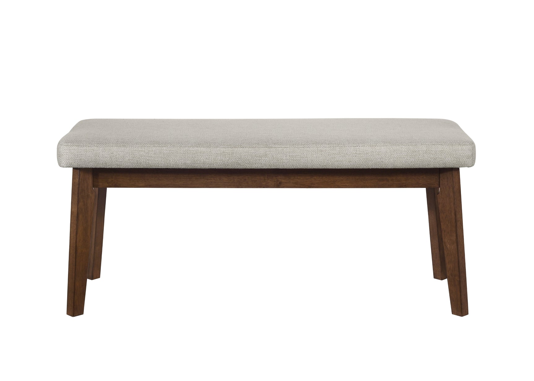 Salerno Brown Rectangular Dining Room Set bench room view