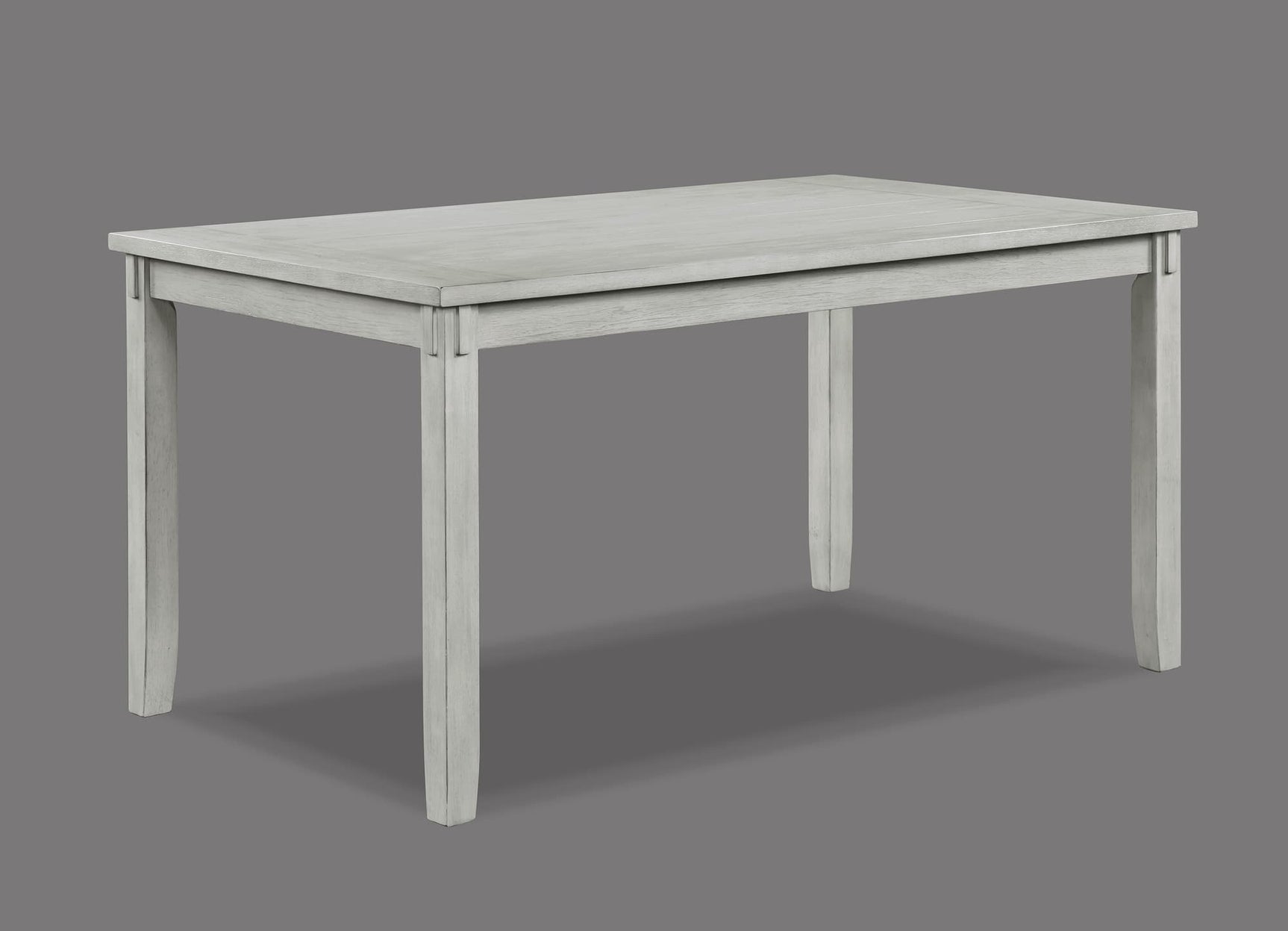 Clara Driftwood Fabric Rectangular 5-Piece Dining Room Set