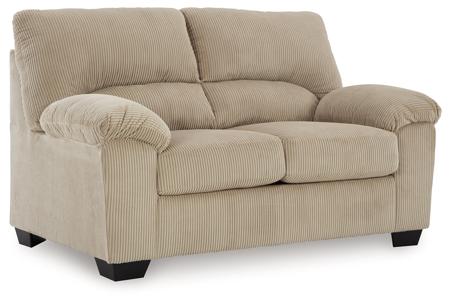 SimpleJoy Loveseat angled side view