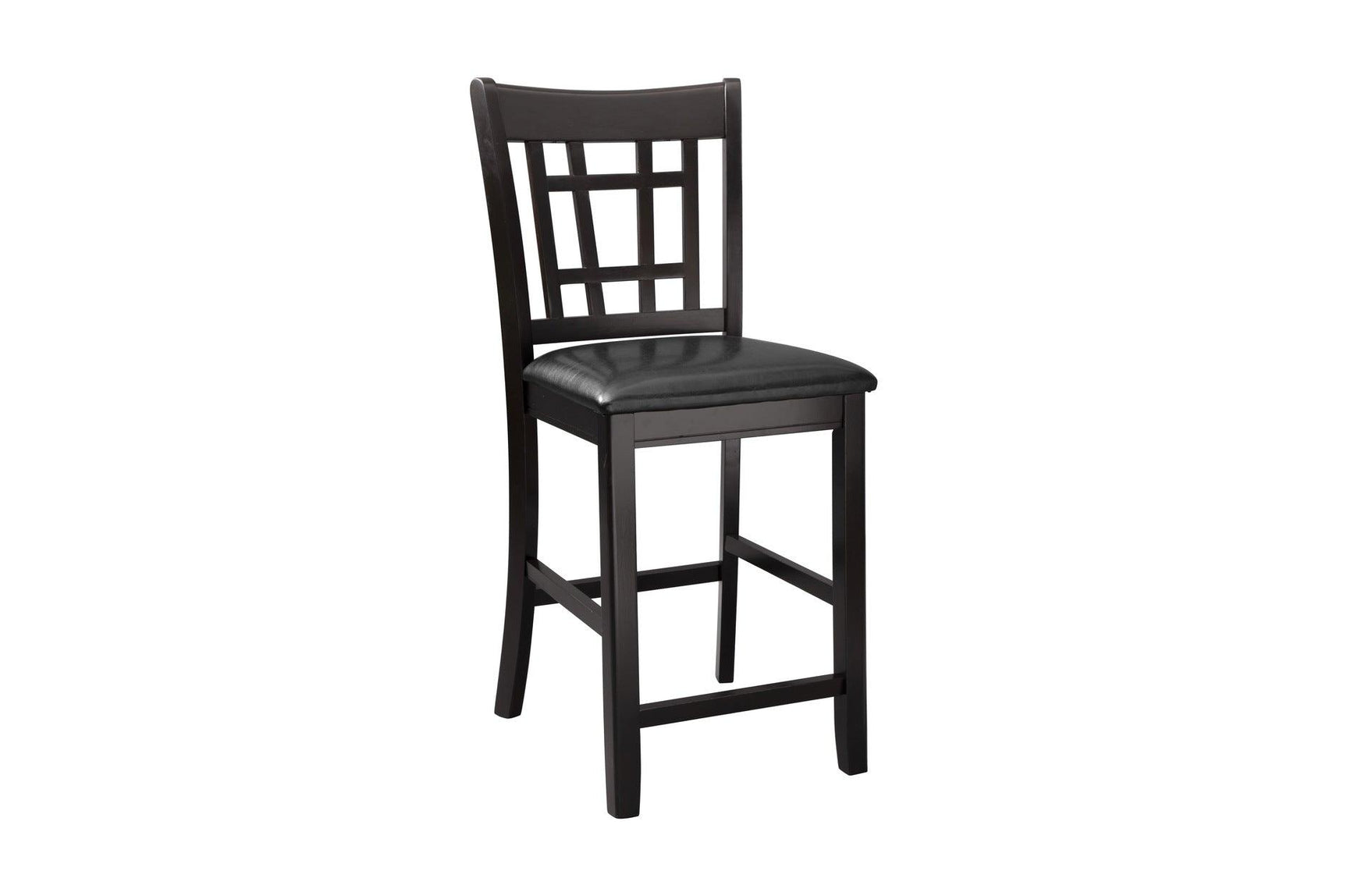 side view of Junipero Dark Cherry Oval Dining Room Set