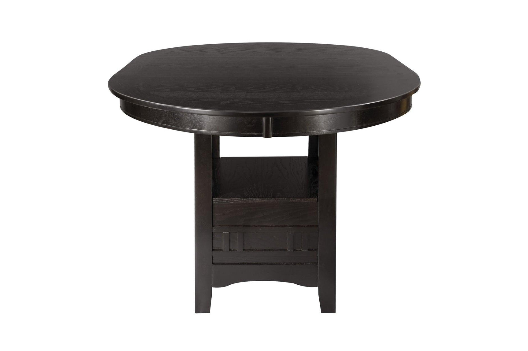 room perspective of Junipero Dark Cherry Oval Dining Room Set