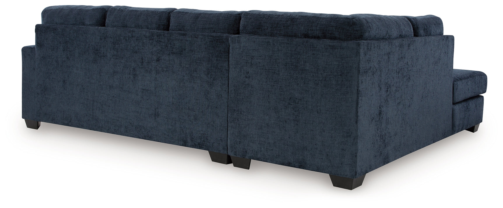 Side angle view of Aviemore sectional sofa showing chaise