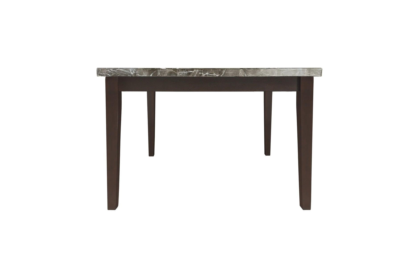 Room view of Decatur 6-chair dining set with tufted chairs