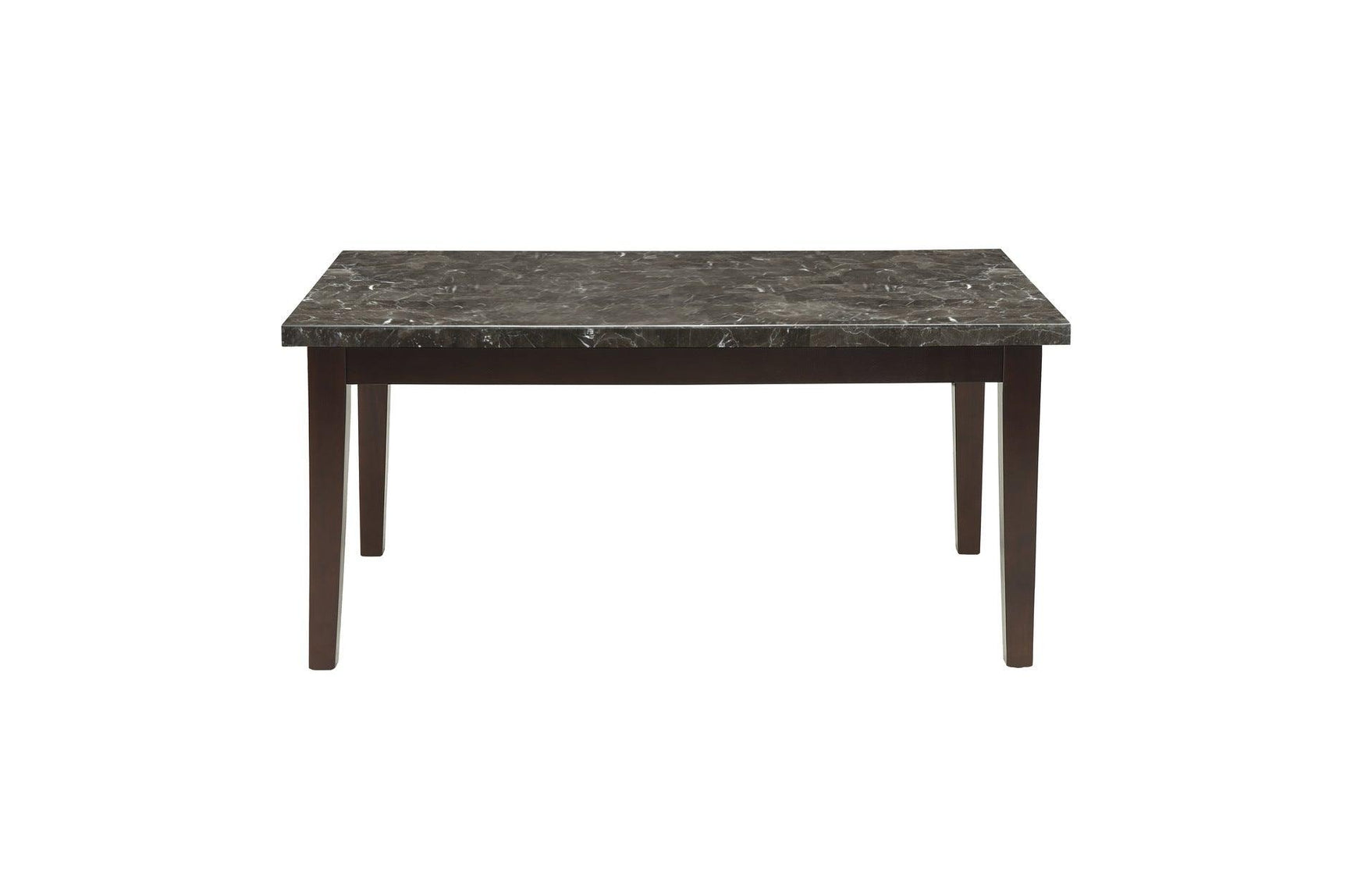 Decatur dining set front angle with chairs arranged