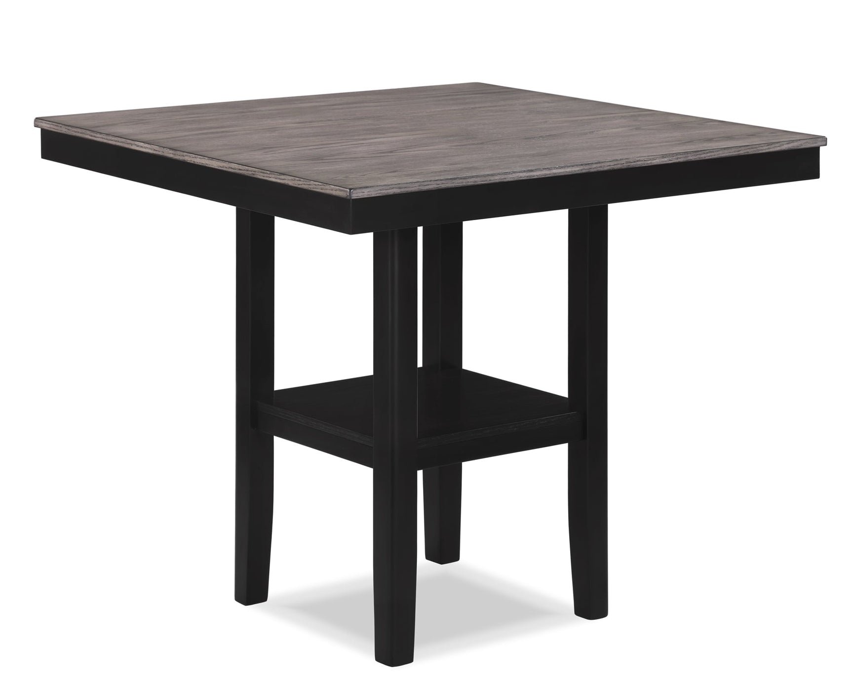 Lester Light Gray Counter Height Dining Set side view