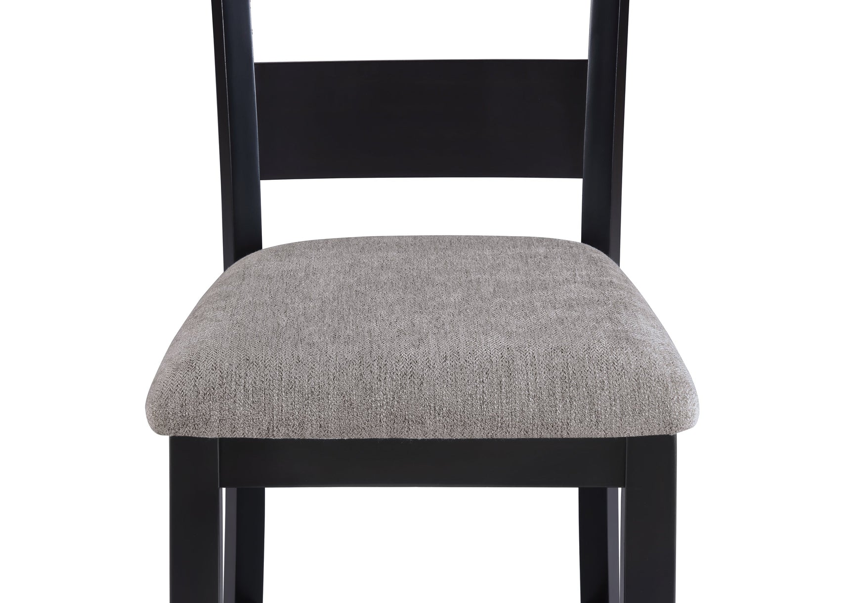 Side angle of Lester Light Gray Counter Height Dining Set