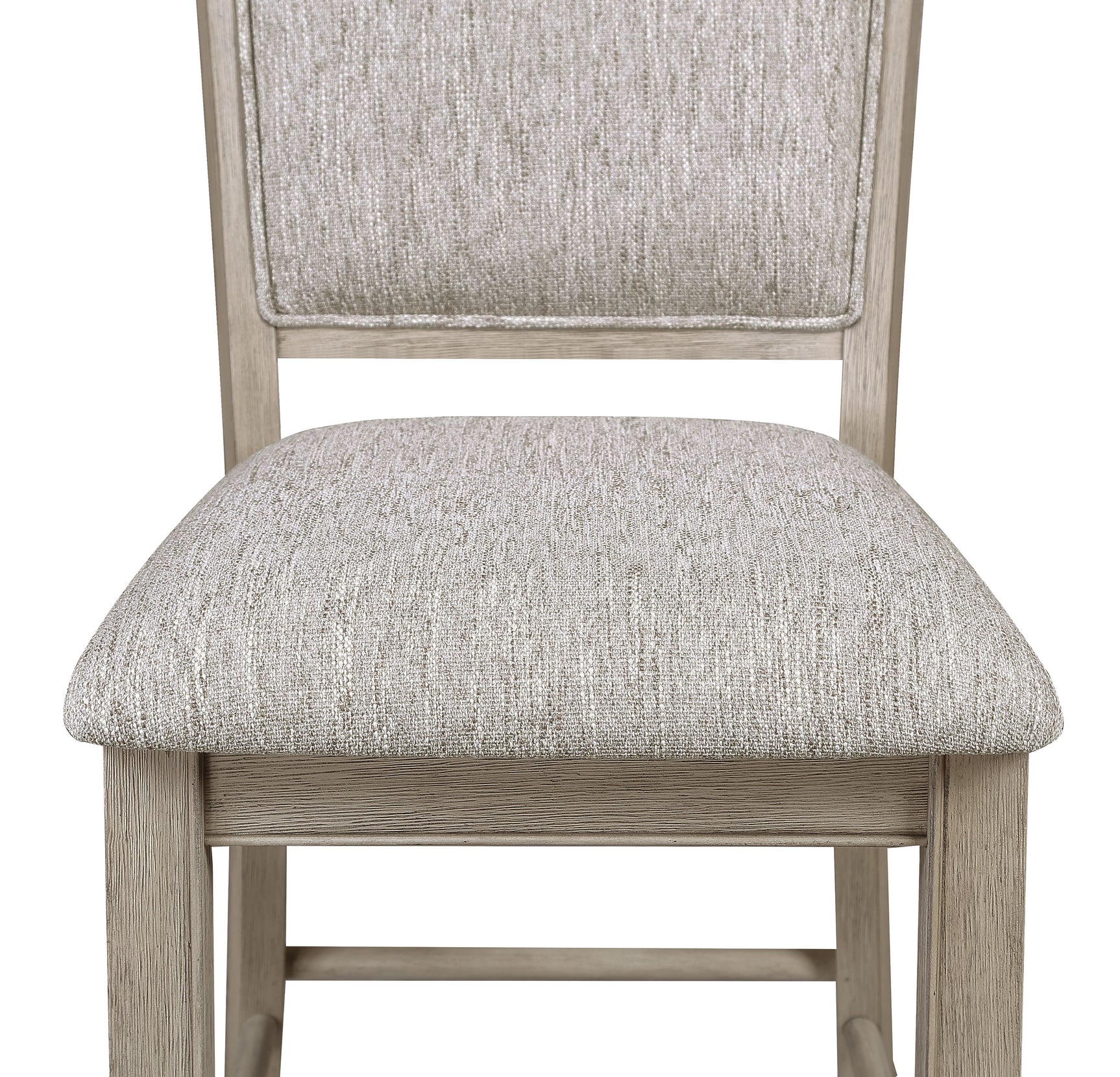 Front view of side chair from set