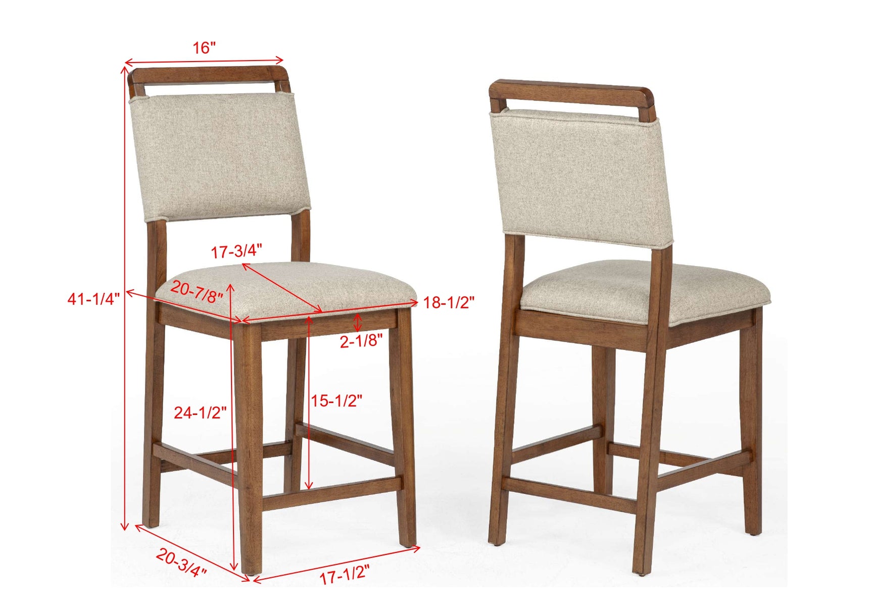 Blanche Brown Round Counter Height Set view 7