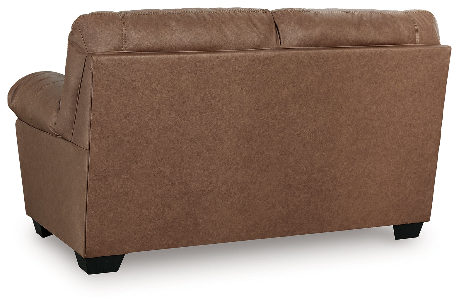 WillowBend Caramel Sofa and Loveseat set back side view