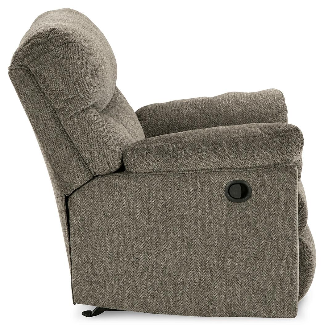 Alphons Putty Recliner chair close side view