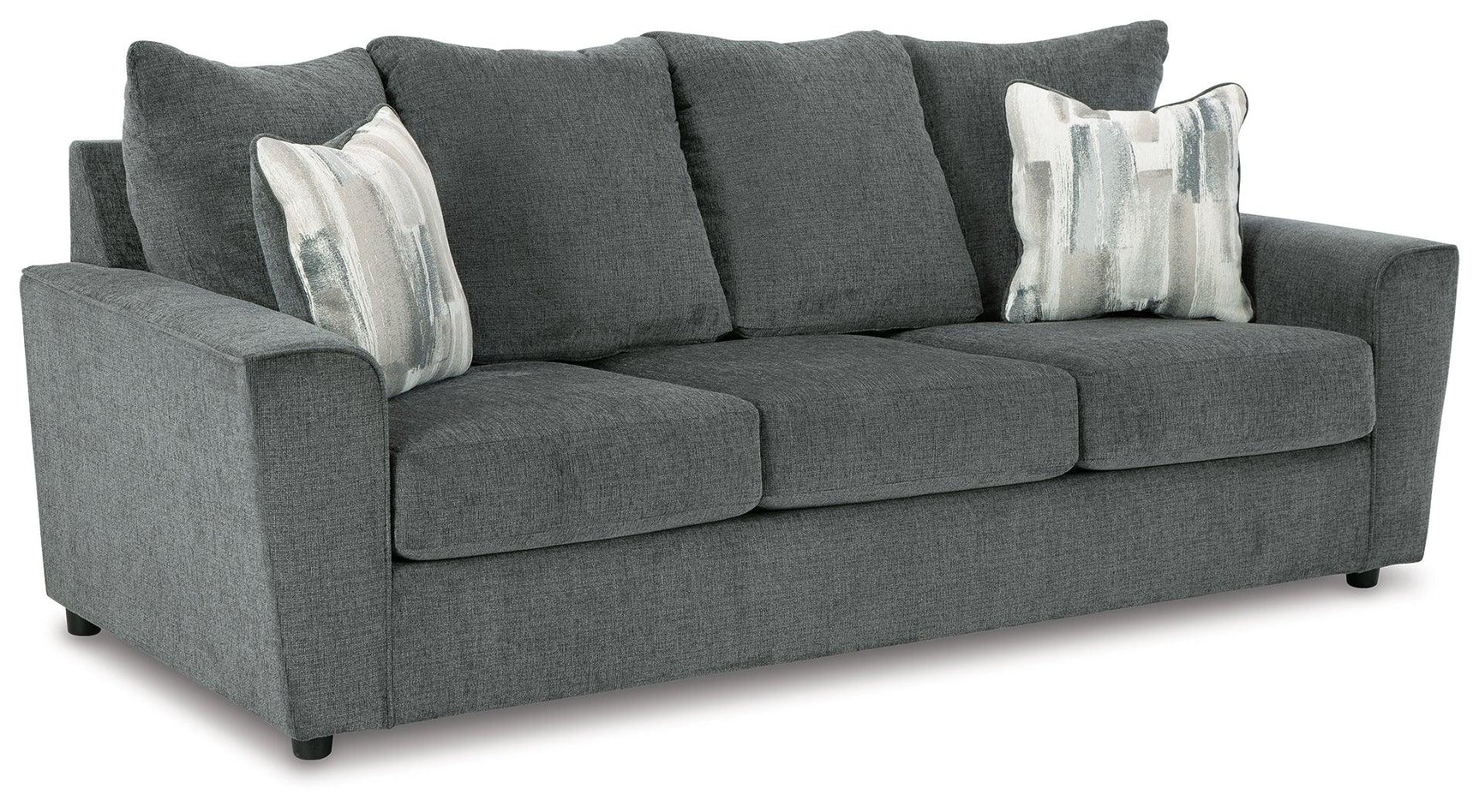 Stairatt Gravel Chenille Sofa - Ella Furniture