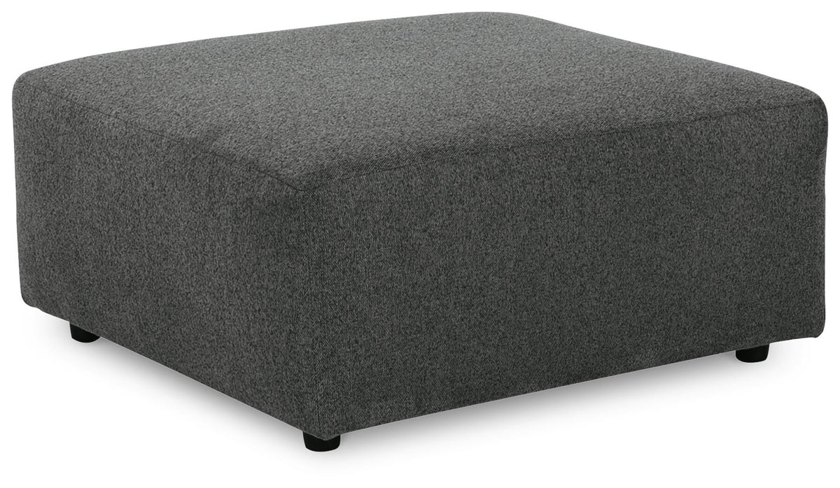Edenfield Charcoal 3-Piece Sectional with Ottoman - image 11