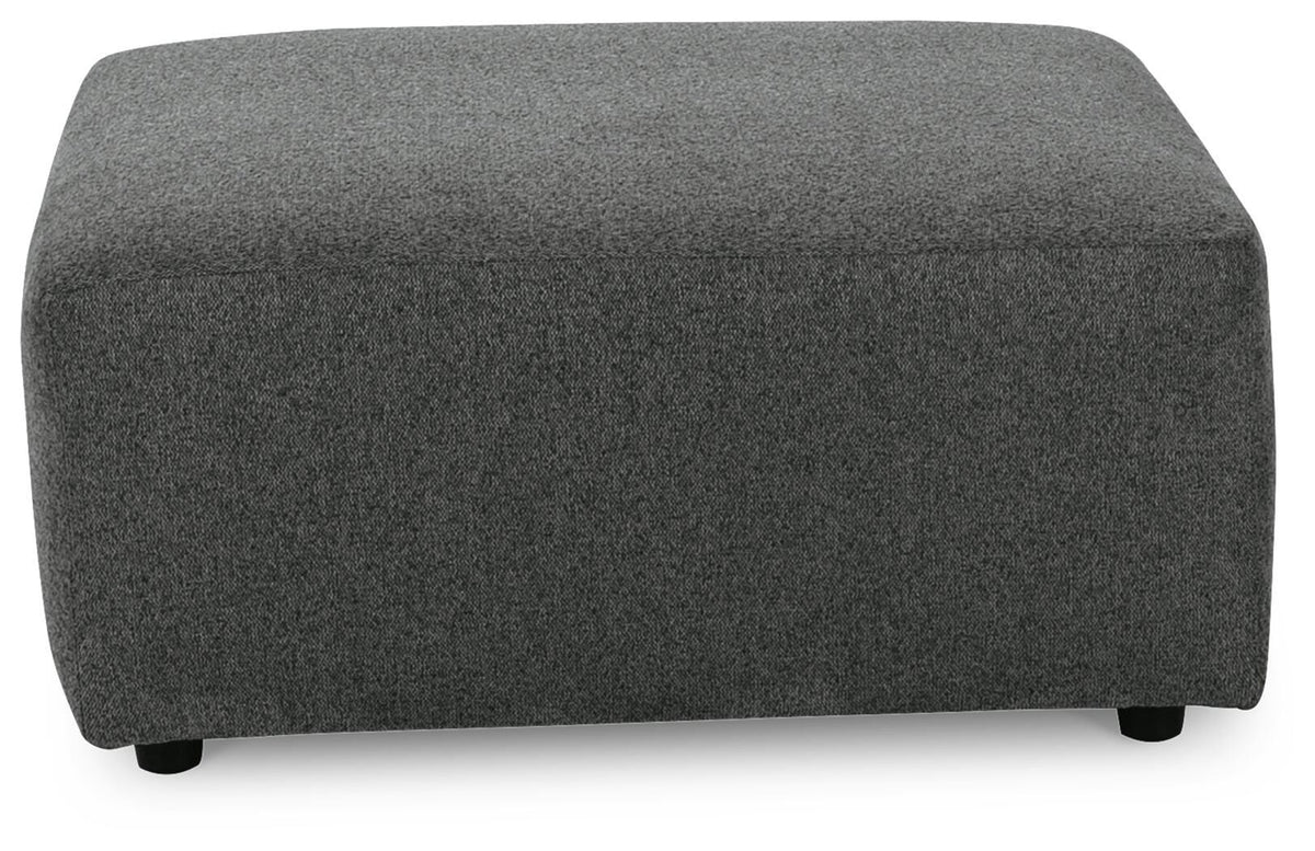 Edenfield Charcoal 3-Piece Sectional with Ottoman - image 12
