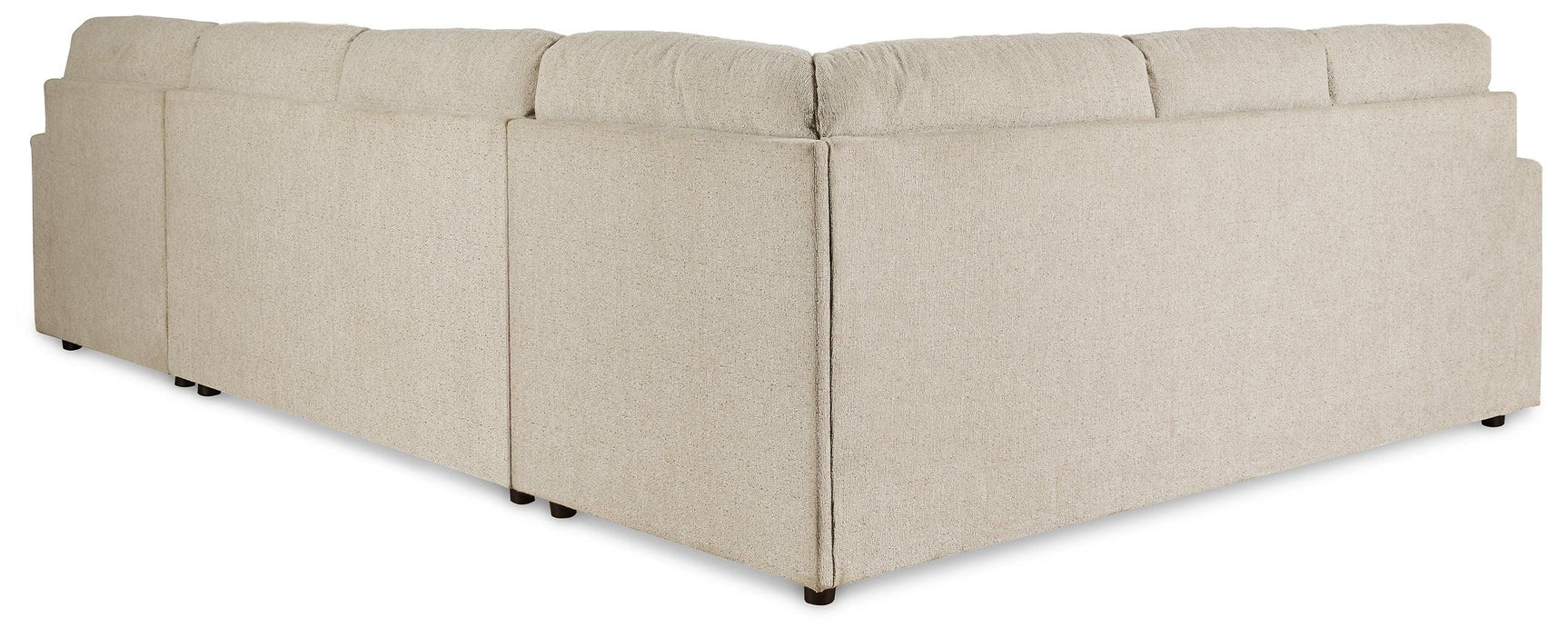 Detail of cushions on Edenfield Linen Sectional sofa