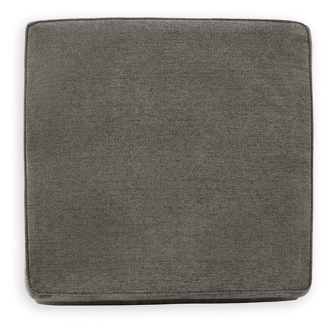 Top view of sectional sofa seating