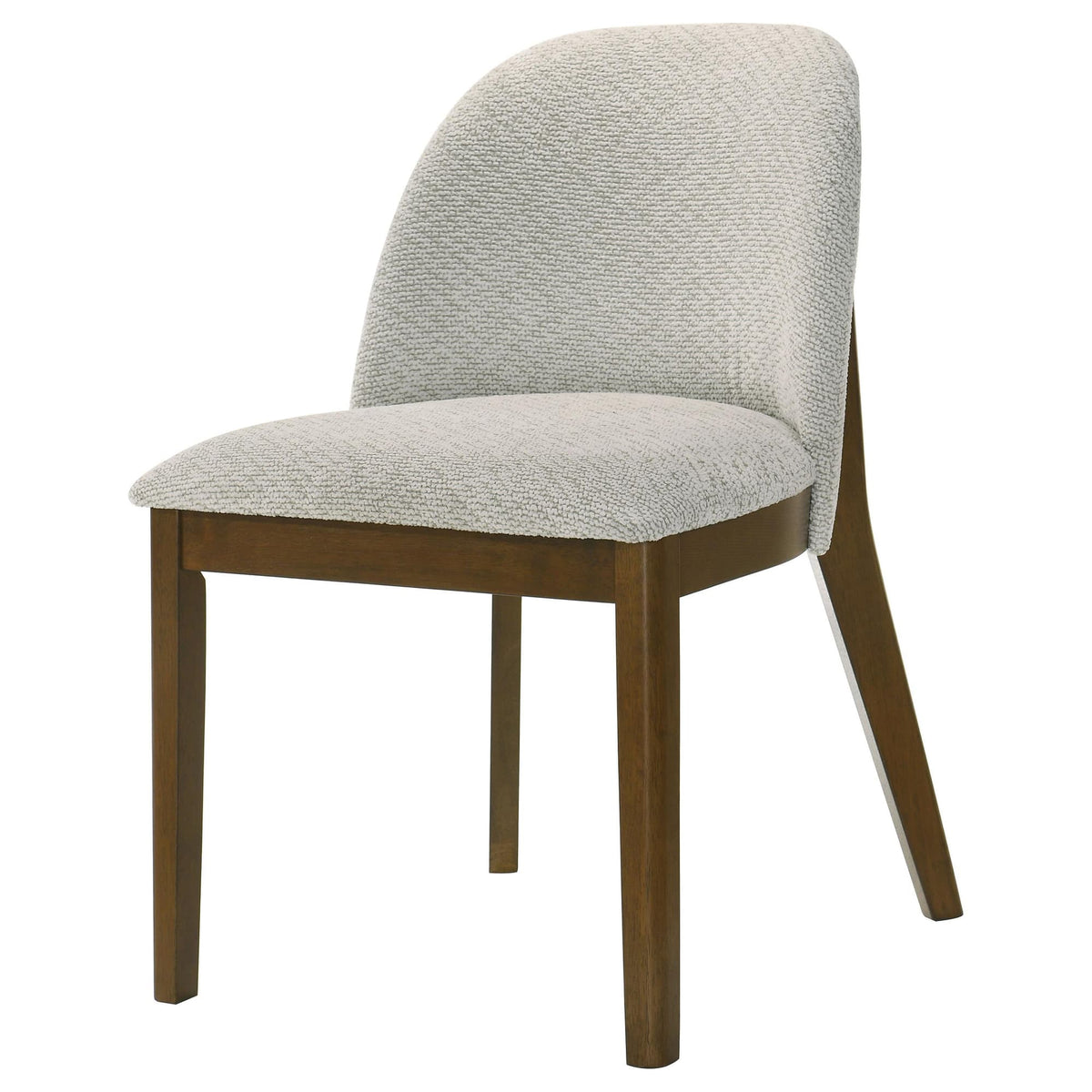 Mueller Upholstered Dining Side Chair Brown and Beige Set of 2 — product image 5