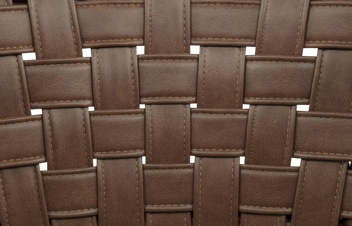 Tallis Brown Woven Leatherette Back Dining Side Chair Set of 2 — product image 10