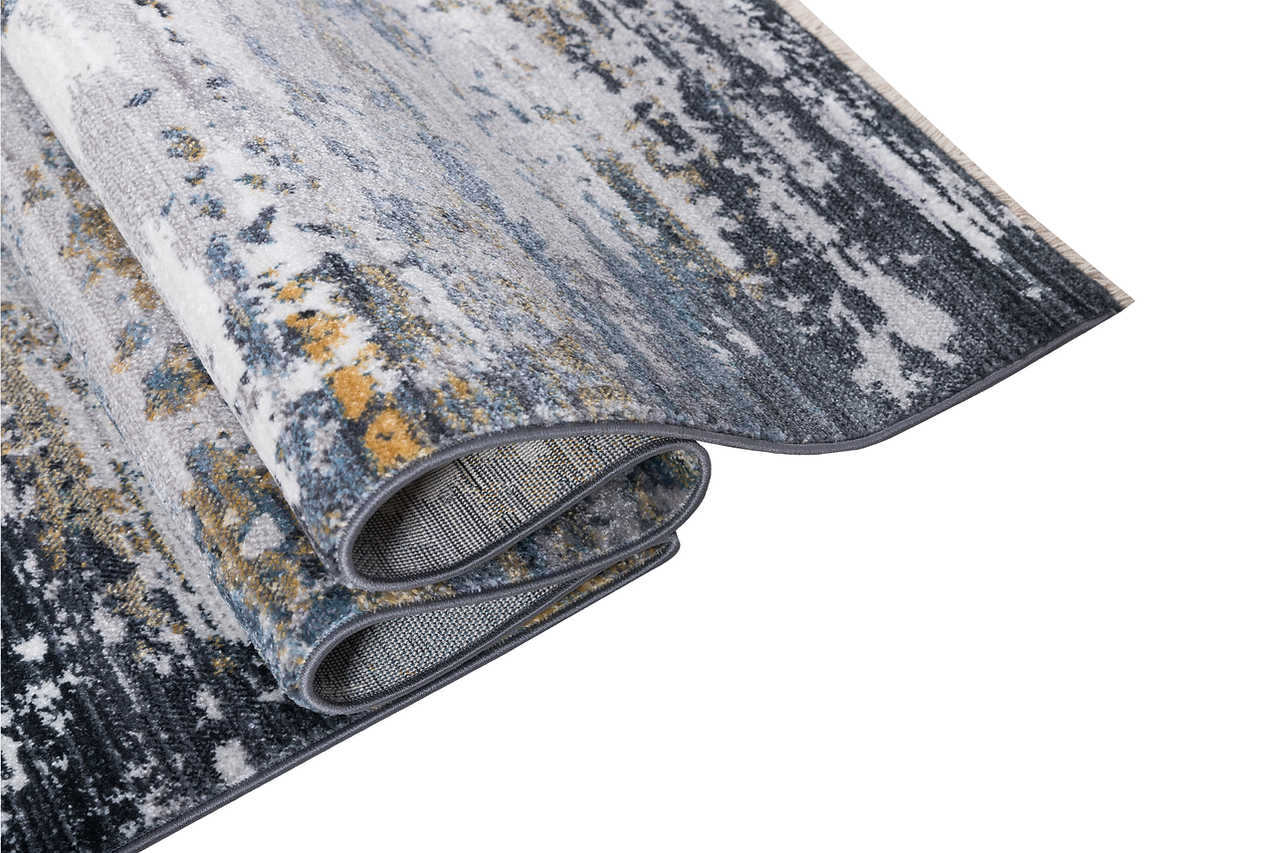 Close-up of Ashton Golden Dust rug texture and pattern