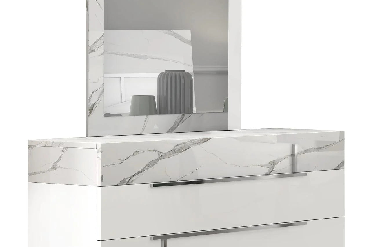 Drawer interior of Sunset 5-drawer chest showcasing storage space