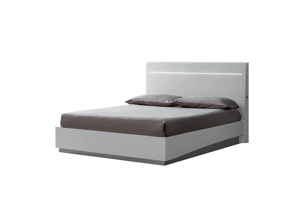Kimera White Bedroom Set dresser side view