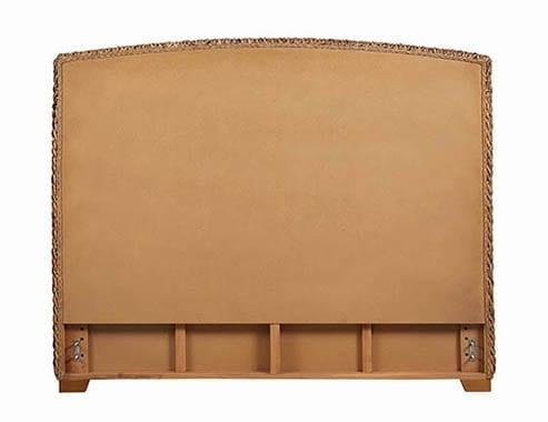 Laughton King Bed footboard and side panel detail