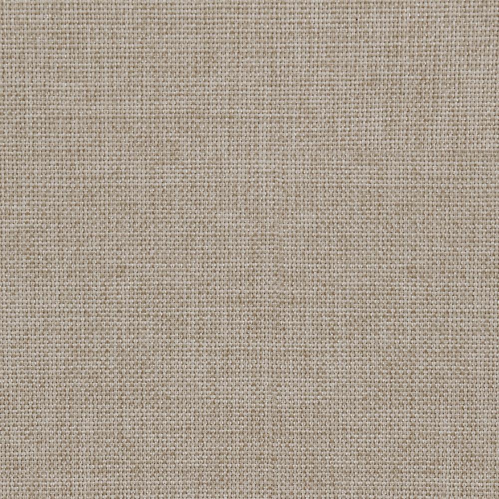 Devon Beige button tufted upholstered Eastern King bed close-up detail of headboard