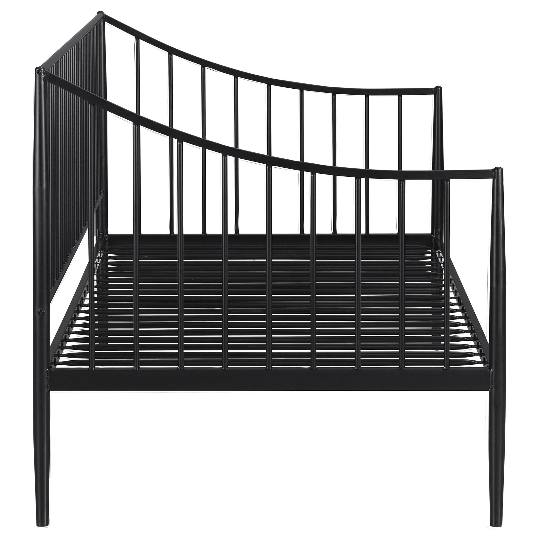 View of Newbury twin daybed showing length and height