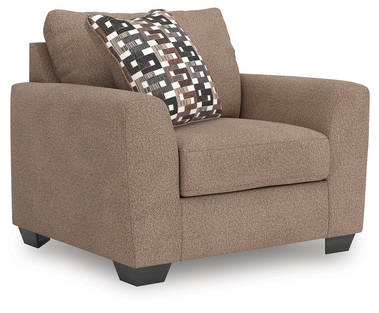Triston-Peaks Oversized Chair angled front left view
