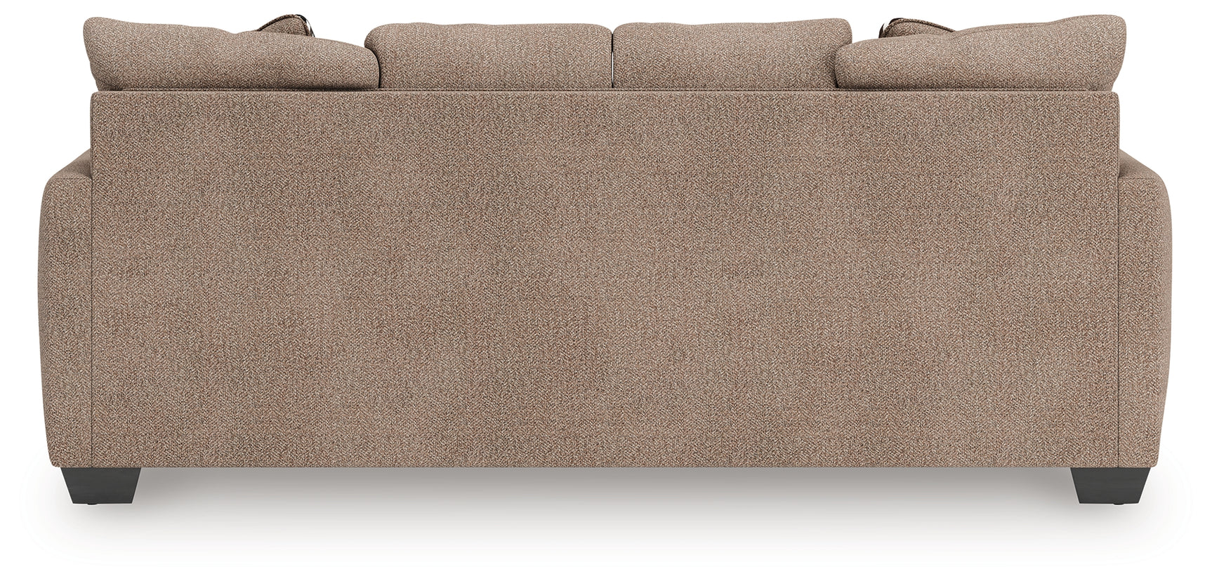 Triston-Peaks Suede Chenille Sofa back view