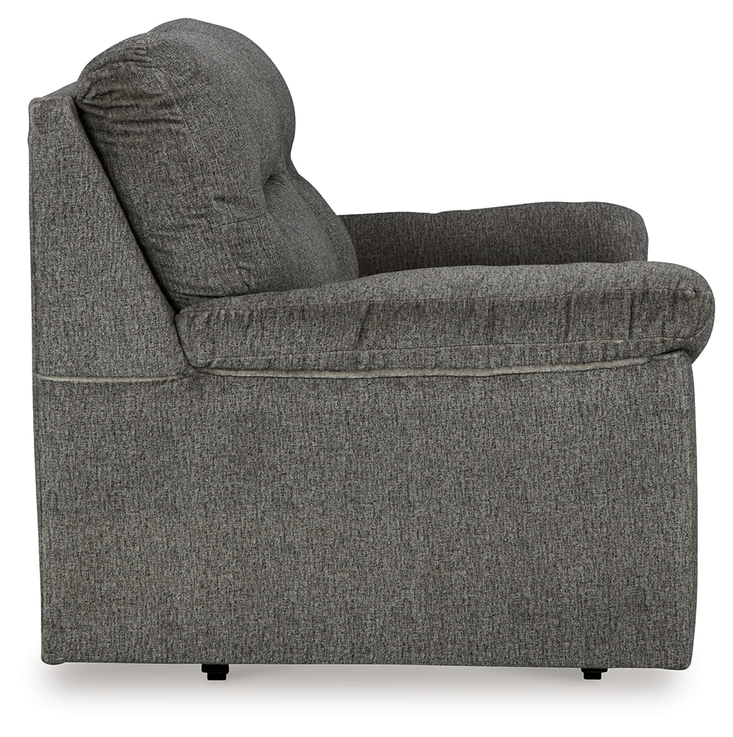 Bindura Glider Loveseat side profile