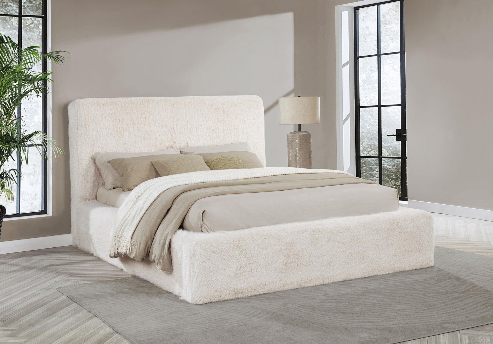 Rebecca Eastern King Bed side angle