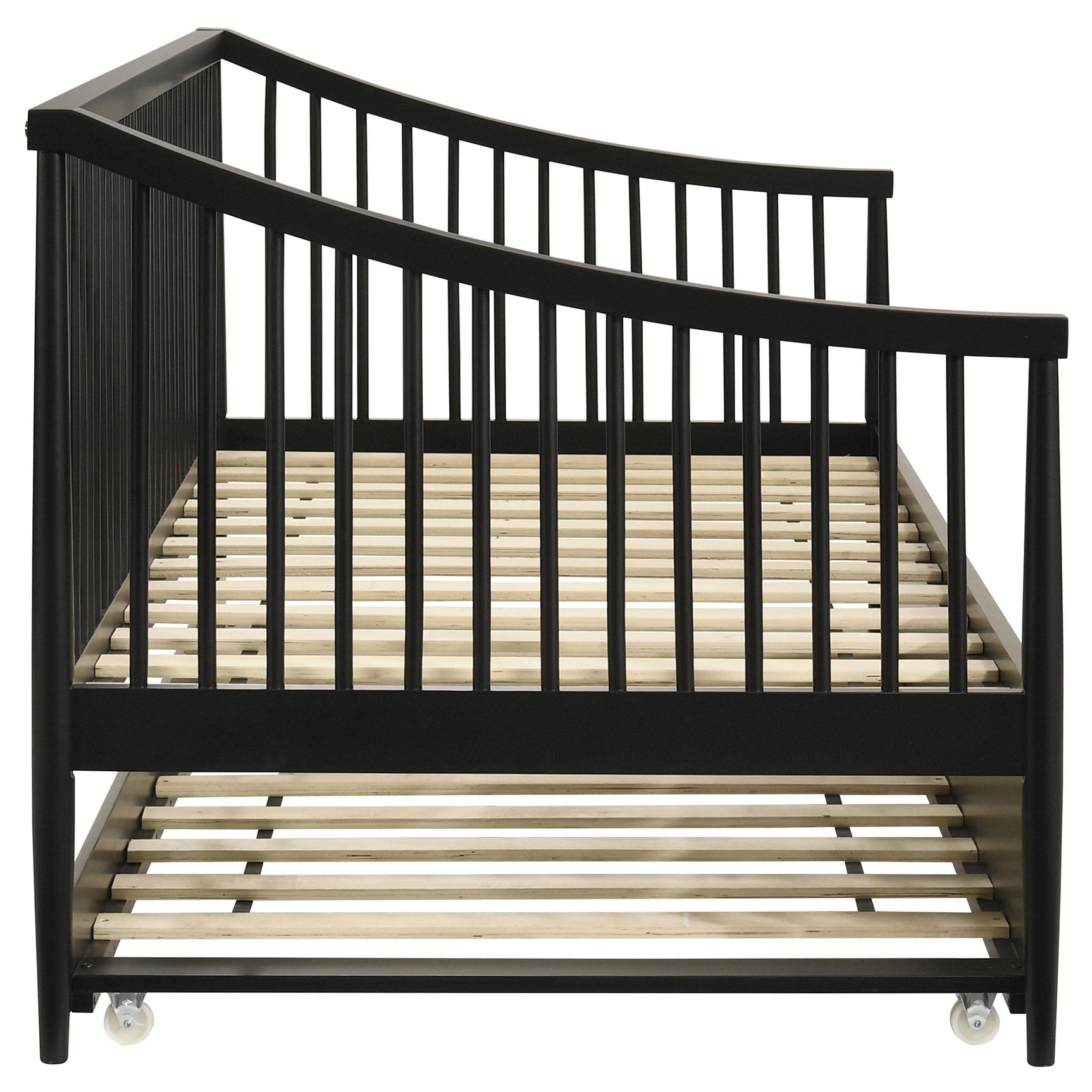 Detail of smooth trundle front on Delgado Windsor Daybed