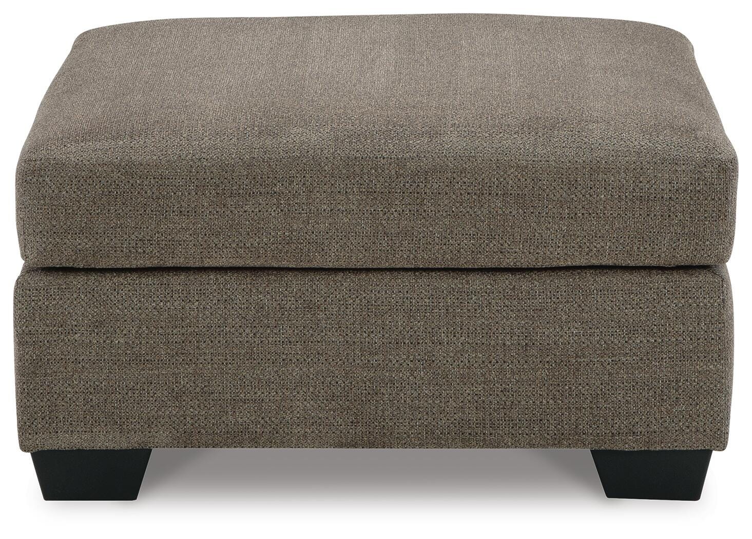 Mahoney Chocolate 2-Piece Sectional with Ottoman - image 5