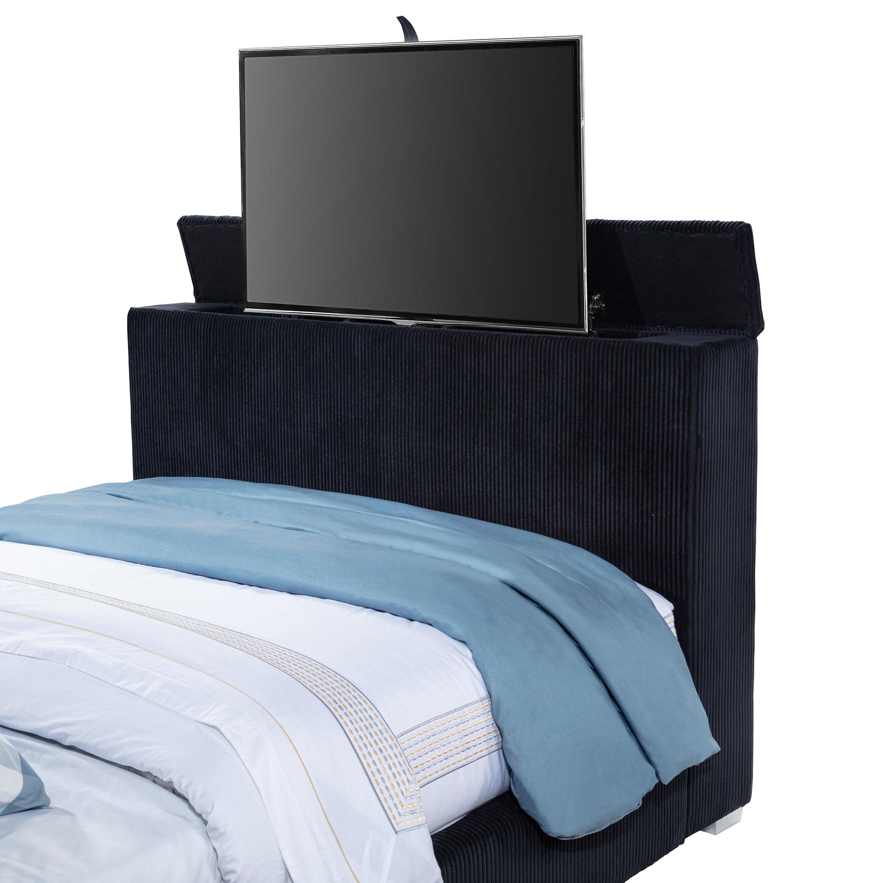 Back view of Tisdall queen bed
