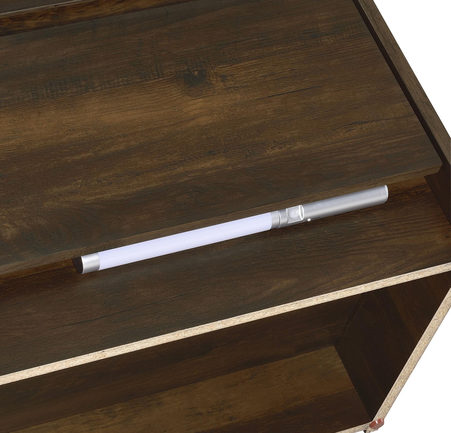 Functional layout of charging ports on nightstand