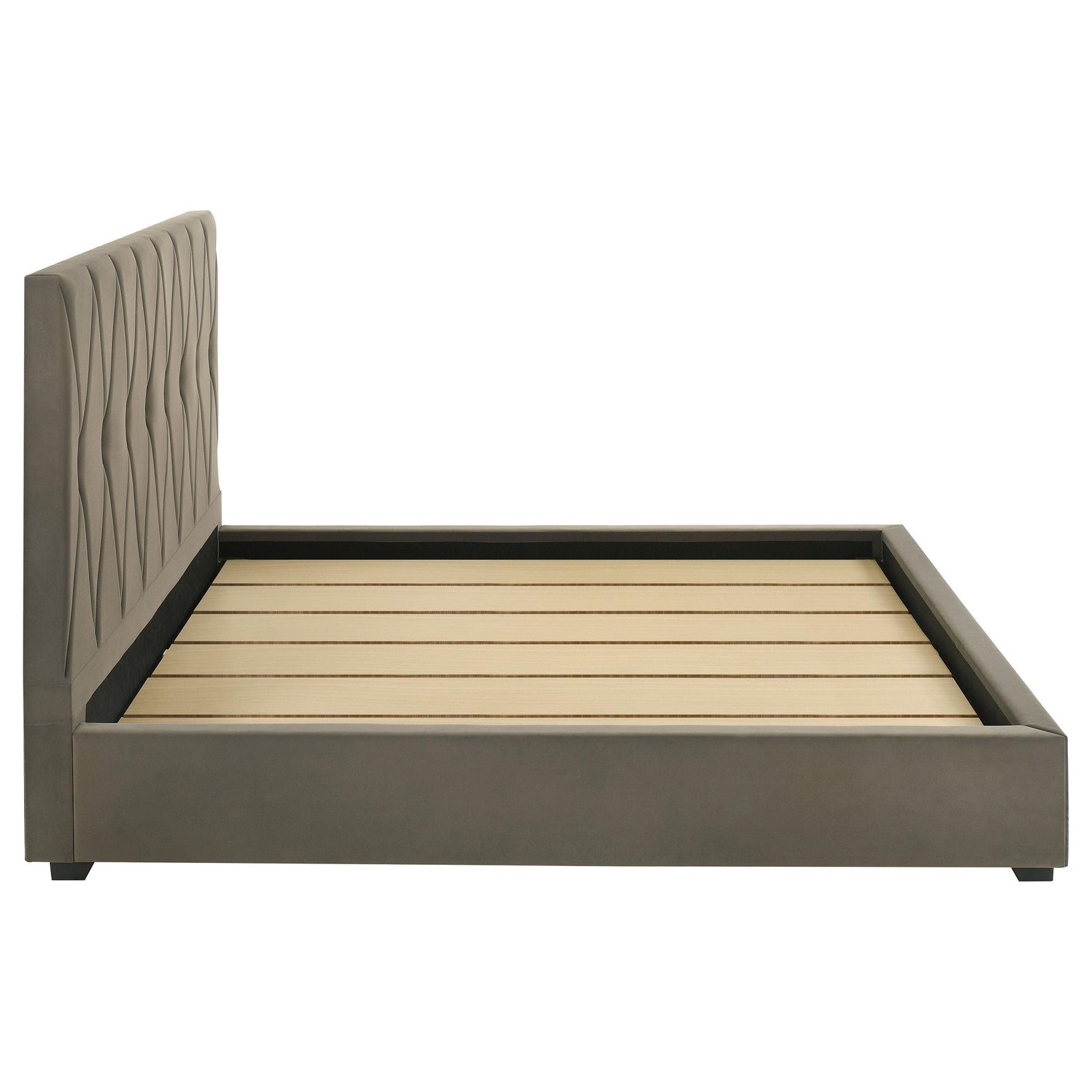 Top-detail of fabric texture on Delsea platform bed